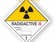 Eticheta pentru material radioactiv